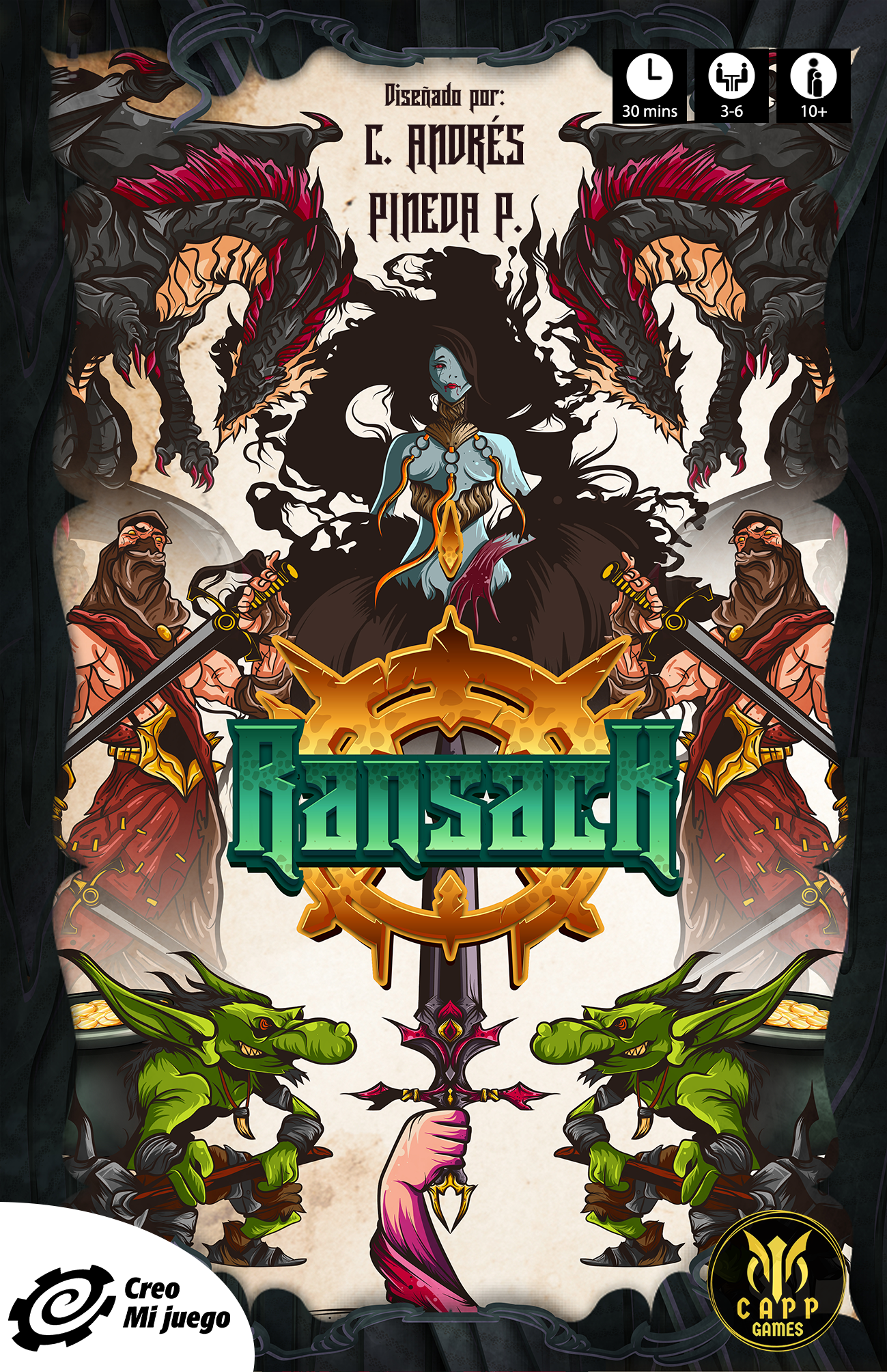 Ransack board game box cover